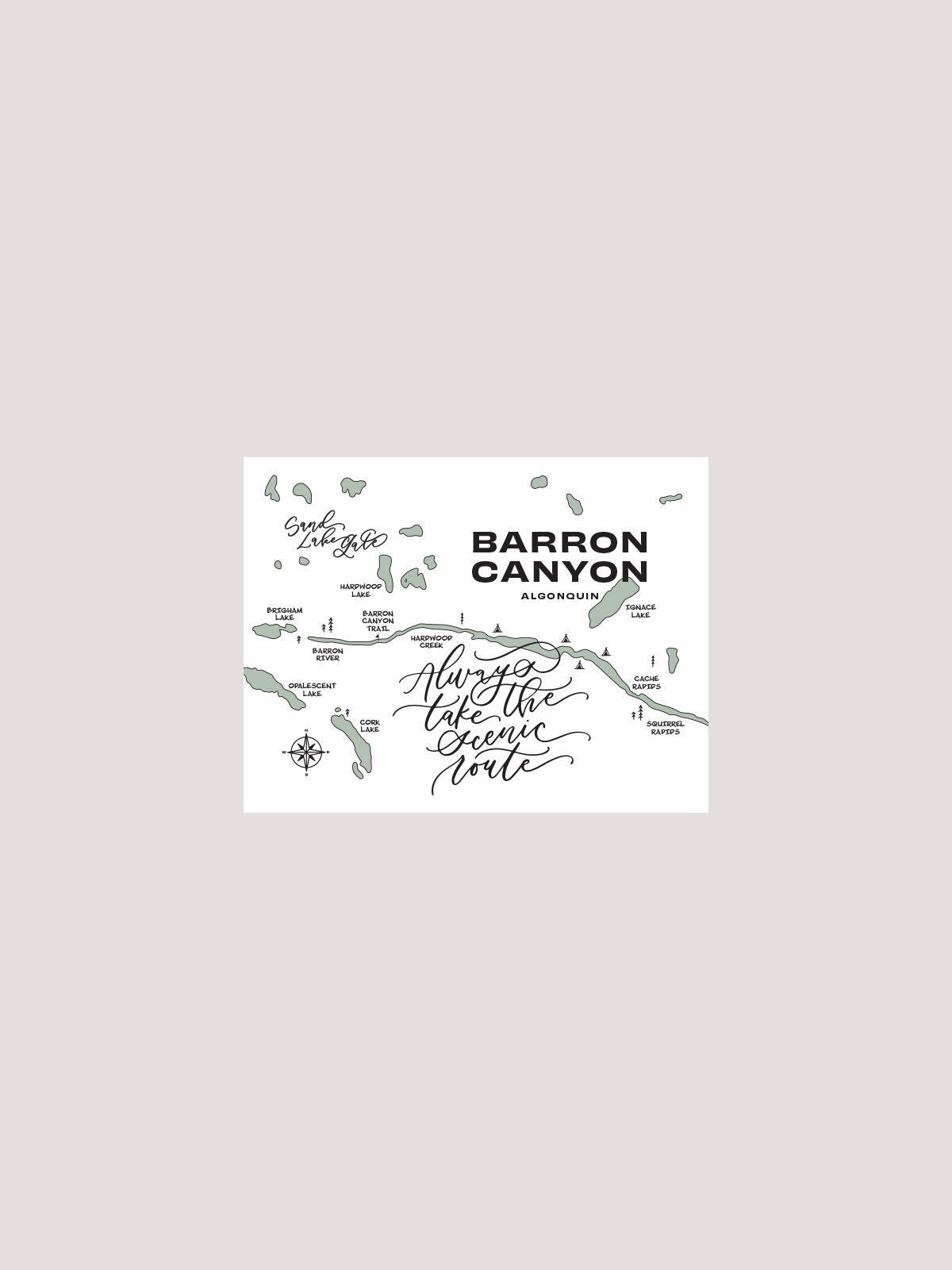 Barron Canyon Print