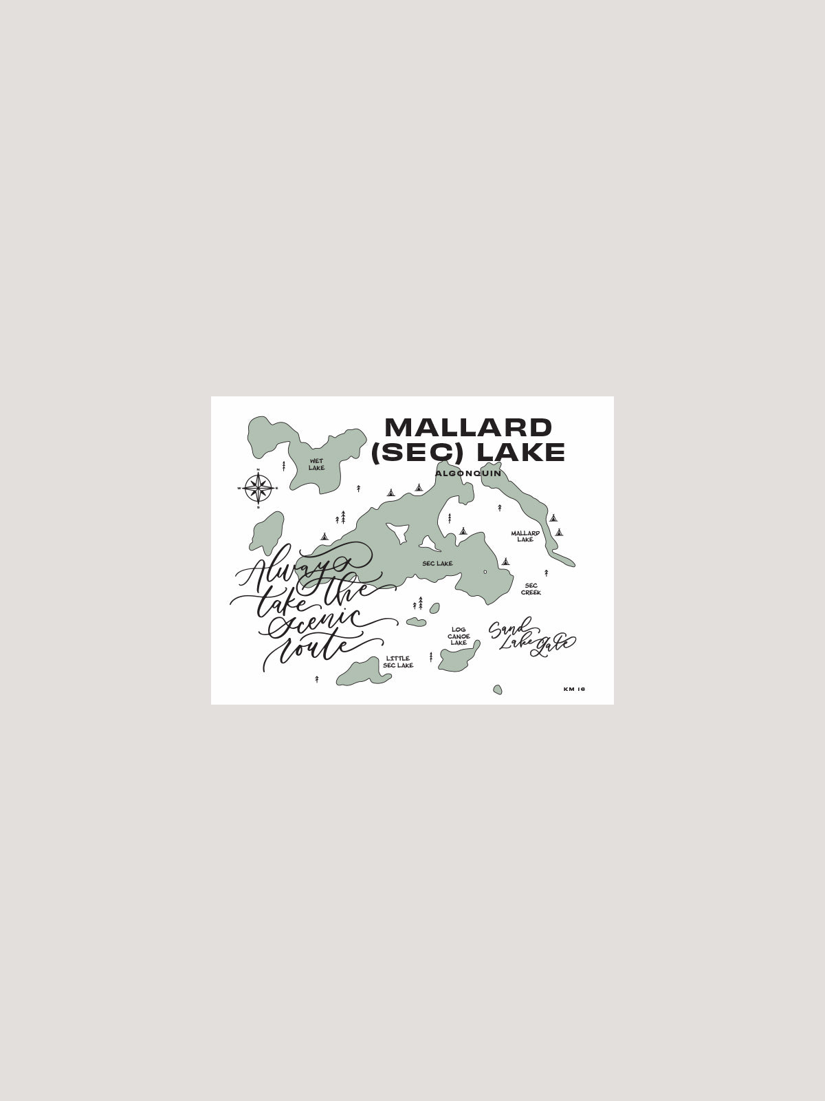 Mallard (Sec) Lake Print