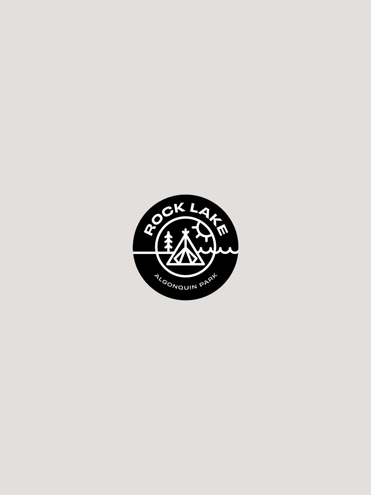 Rock Lake Sticker